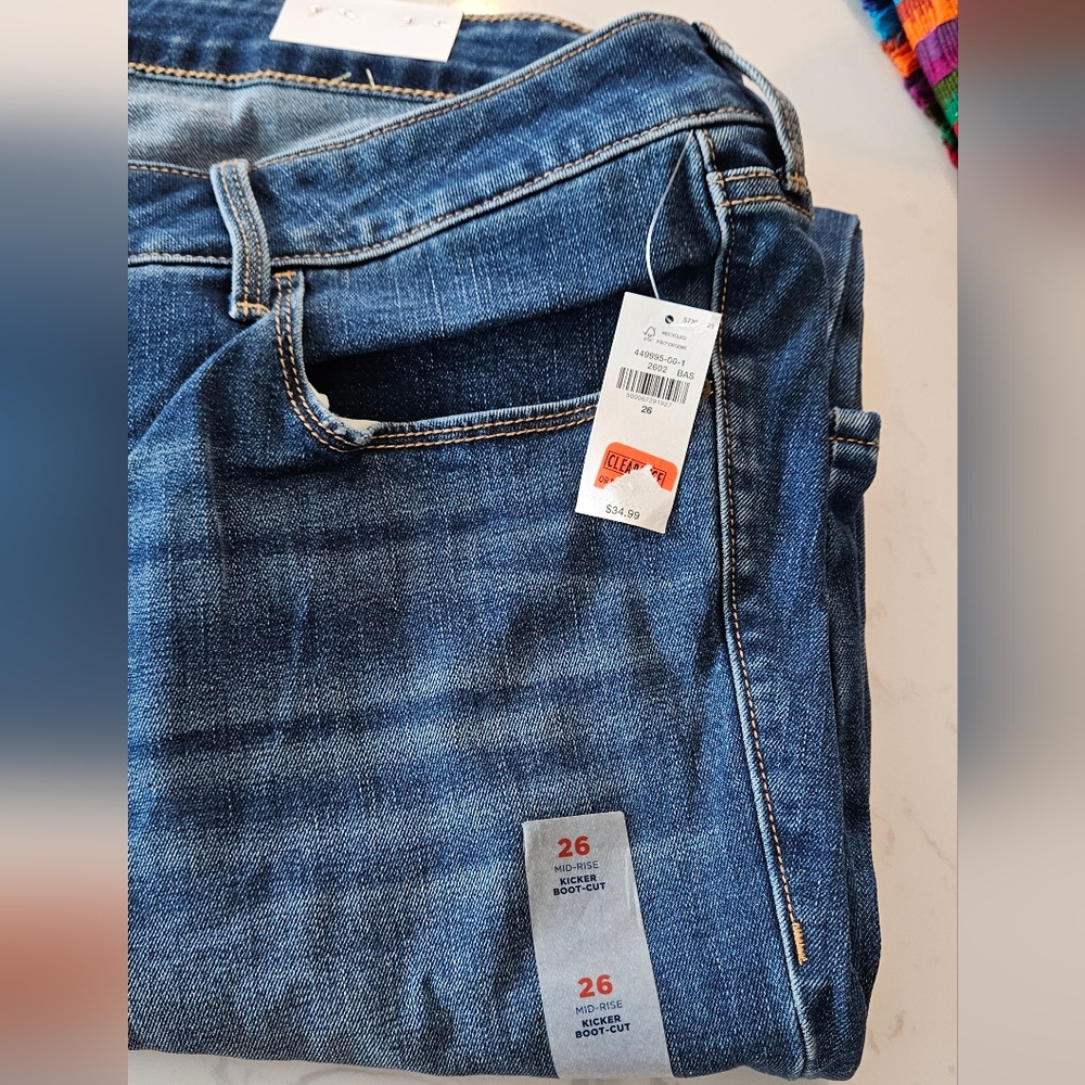 Old Navy Plus Size 26 Blue Bootcut Jeans